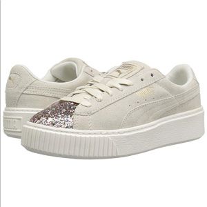 Puma Women’s Suede Platform Crushed Gem Casual